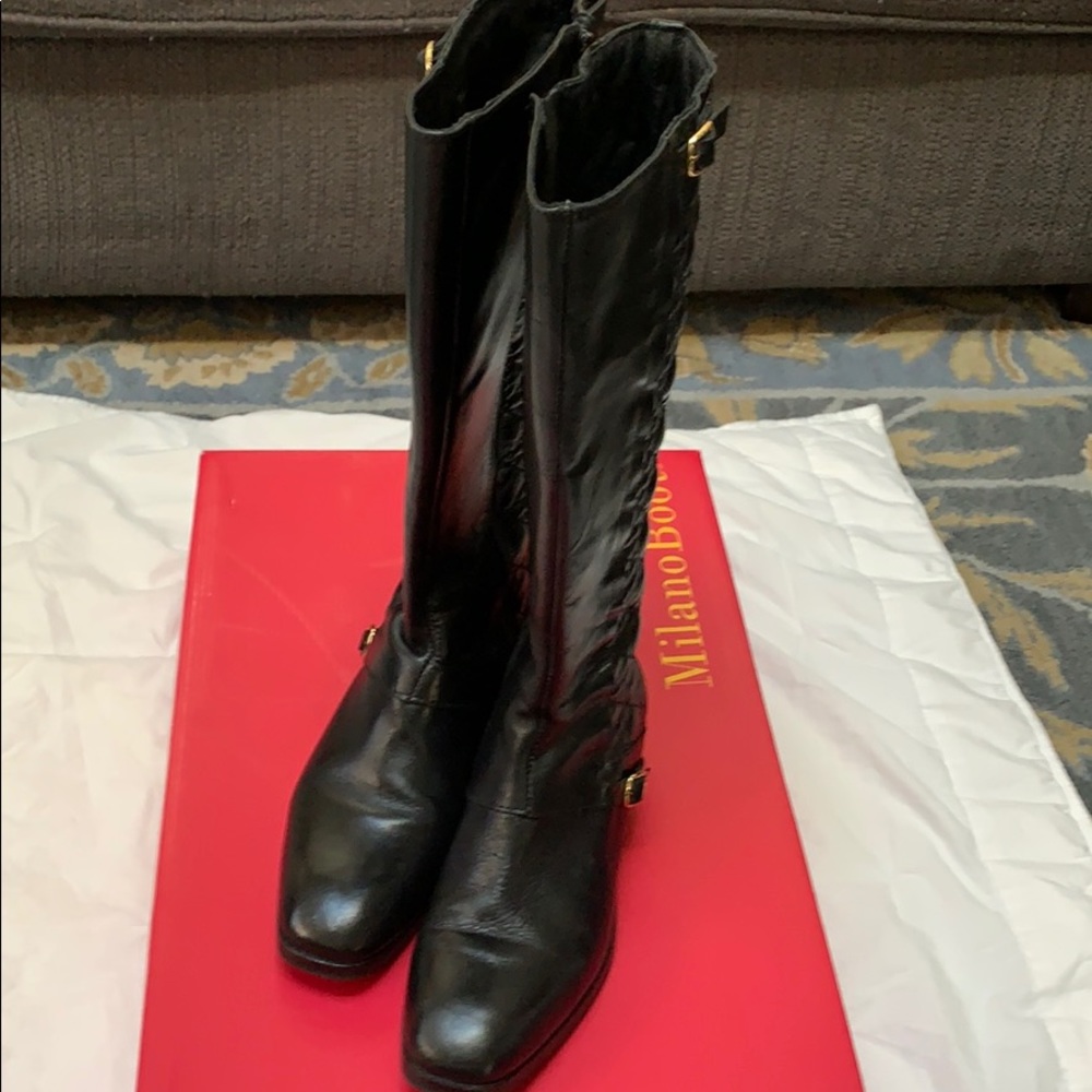 Black Milano boots size 39